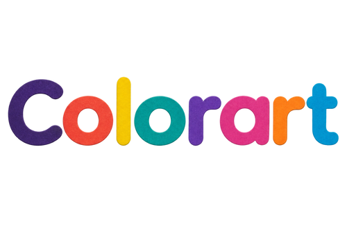 Şeffaf arka planlı Colorart logosu