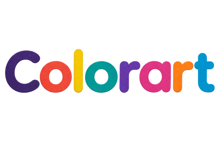Şeffaf arka planlı Colorart logosu